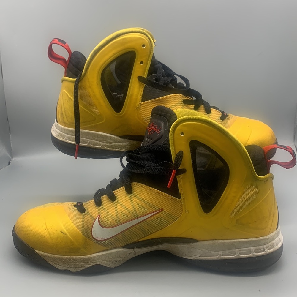 Nike LeBron IX 9 Elite Taxi LeBron James Miami Heat Cavs LA Lakers PE Size 13 - Picture 2 of 7